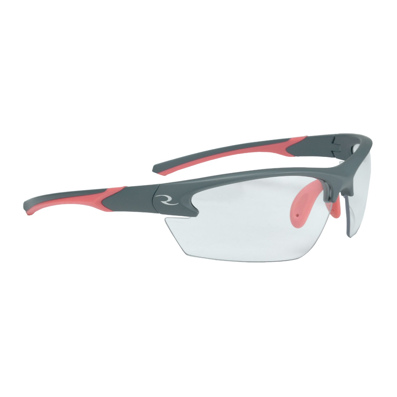 Radians Ladies Range Shooting Glasses Coral & Charcoal with Clear Lens - Radians