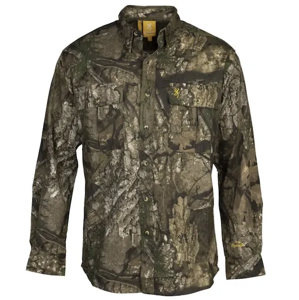 Browning BU Wasatch Shirt RTAPX 6oz Med - BROWNING
