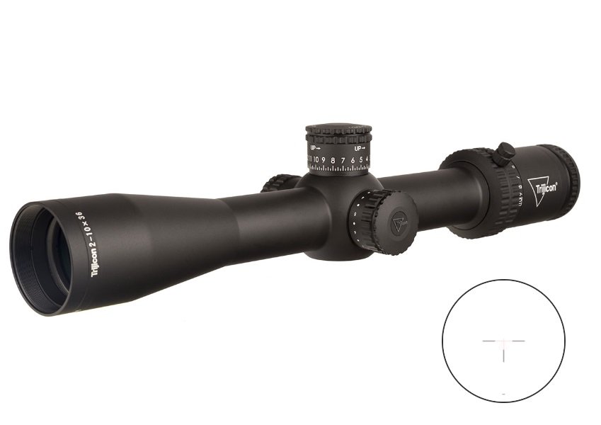 Trijicon Credo 2-10x36mm Matte Black 30mm Tube Red MOA Reticle - Trijicon - 36MM