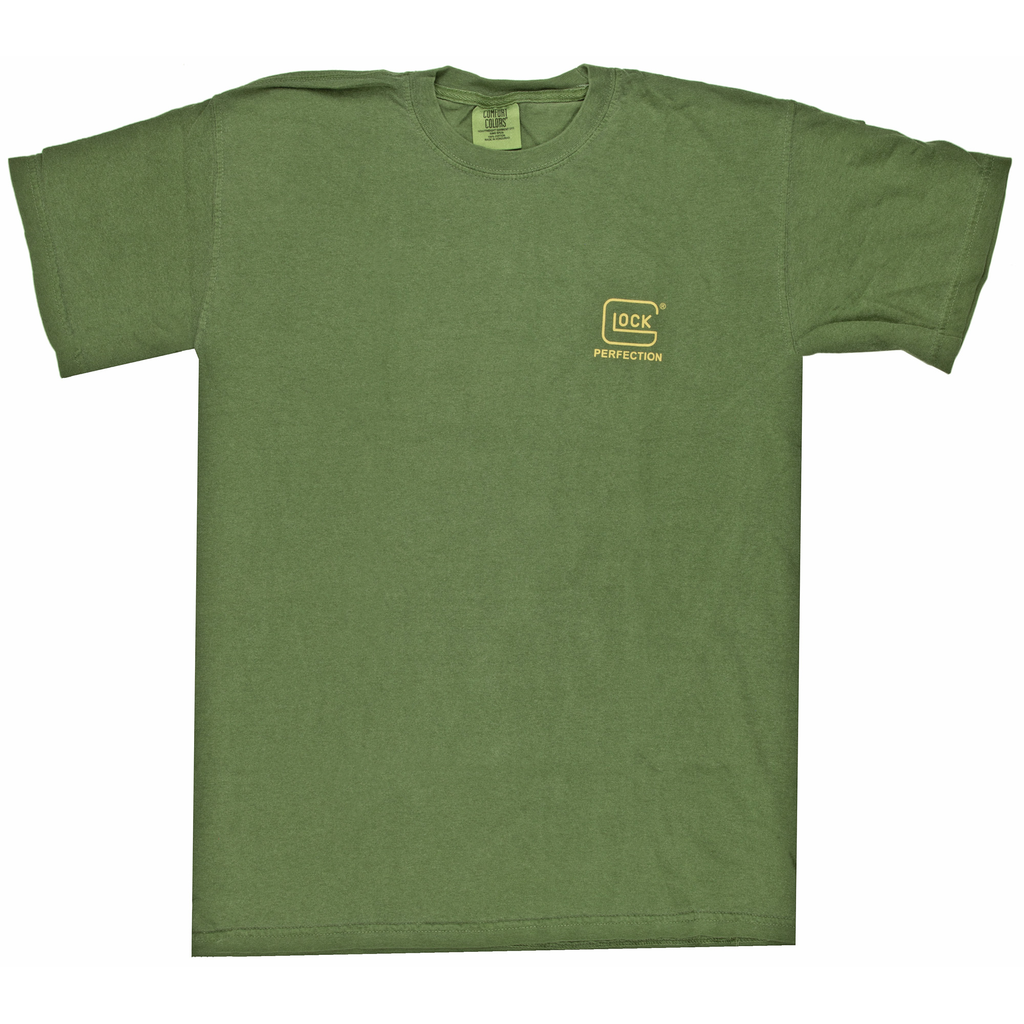 Glock AA75151 Perfection T-Shirt, Large, Green, Short Sleeve