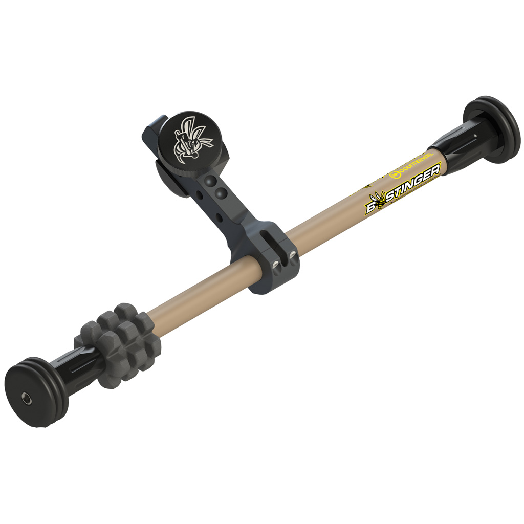 Bee Stinger MHXCSDT15TN MicroHex Stabilizer Dovetail Tan 15" with Weights - Bee Stinger