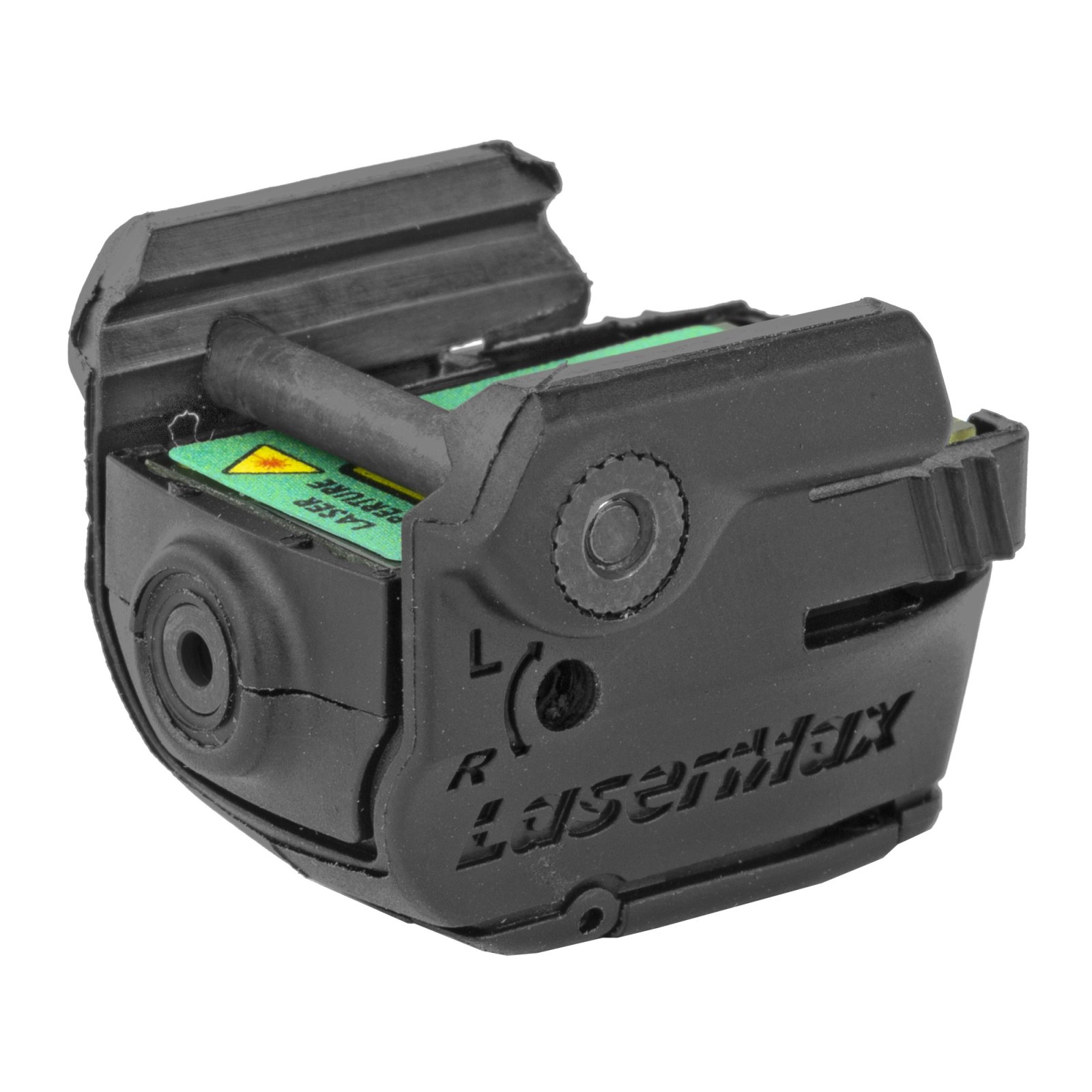 LaserMax LMSMICRO2G Green Laser, Black, 0.75 in, 0.50 oz, Picatinny