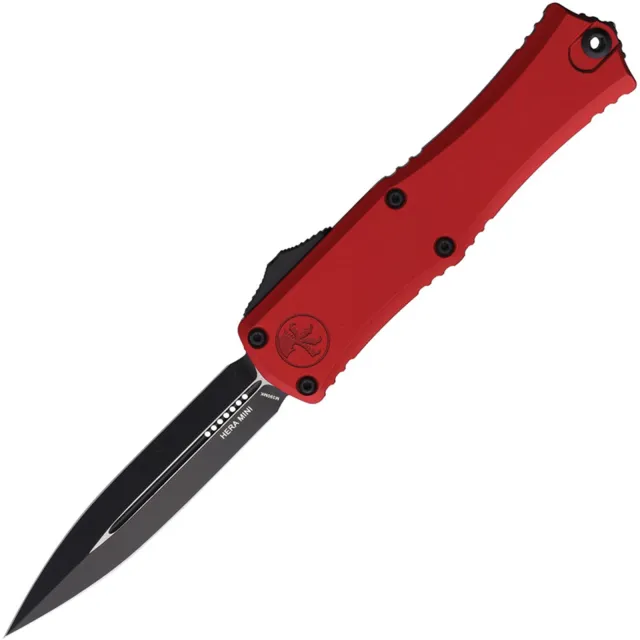 Microtech Hera II Mini 1702M-1RD 2.96 In D/E Black Red Alu Hndl