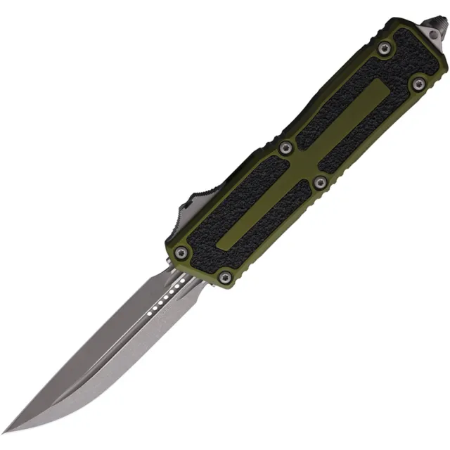 Microtech Scarab II G3 3.97 In D/E-S Apocalyptic OD Green ALU HNDL