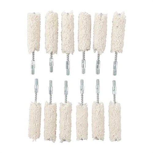 Brownells Cotton Bore Mop 44-45 Caliber 12 Pack - Brownells - 44 CALIBER