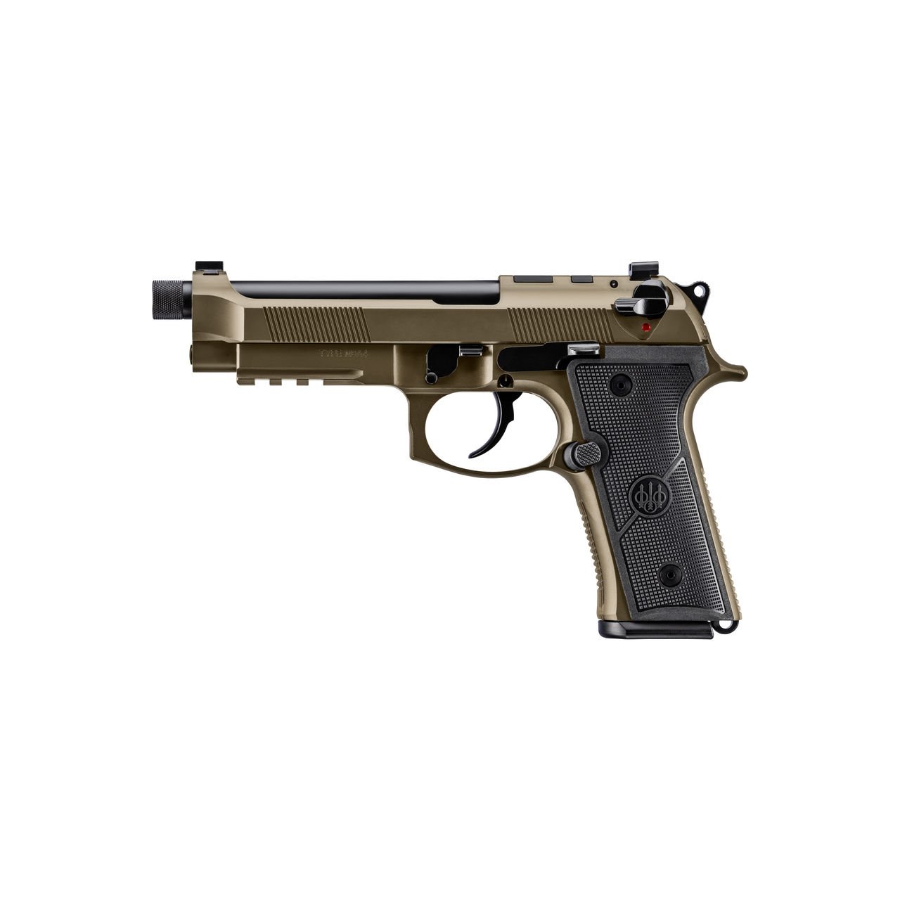Beretta JS92M9A4GBRZ18 M9A4 Overlanding 9mm 5" Nomad Bronze Cerakote Semi-Auto Pistol - Beretta
