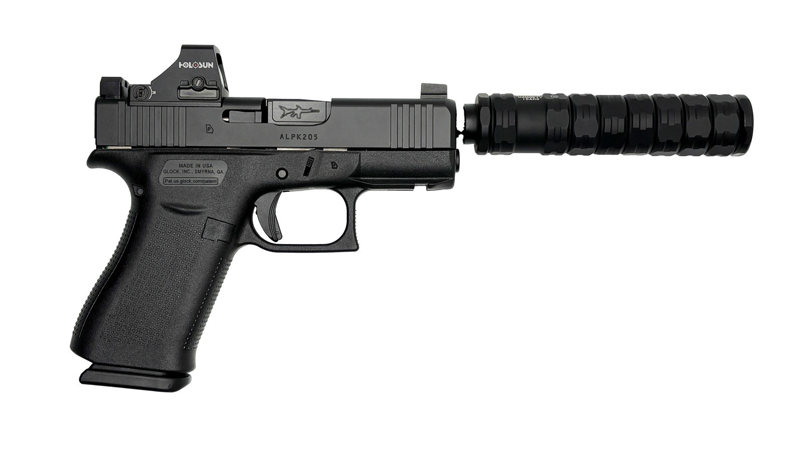 GLOCK SCT SHARK PUPPY 43XMOS 9MM 3.4IN BARREL WITH JK CCX9 PX4350201FRMOSSPBLK