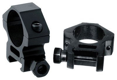 UTG RGWM30L4 30mm Low Profile Matte Black Rings for Picatinny/Weaver Rails