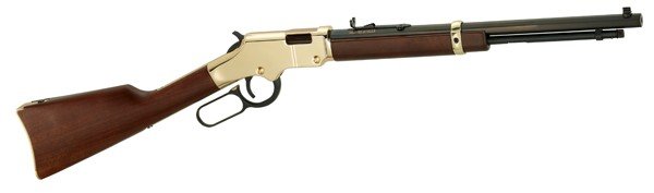 Henry H004Y Golden Boy 22 Short Long LR Caliber 12 LR 16 Short Capacity 17" Barrel Brasslite Metal Finish American Walnut Stock Right Hand