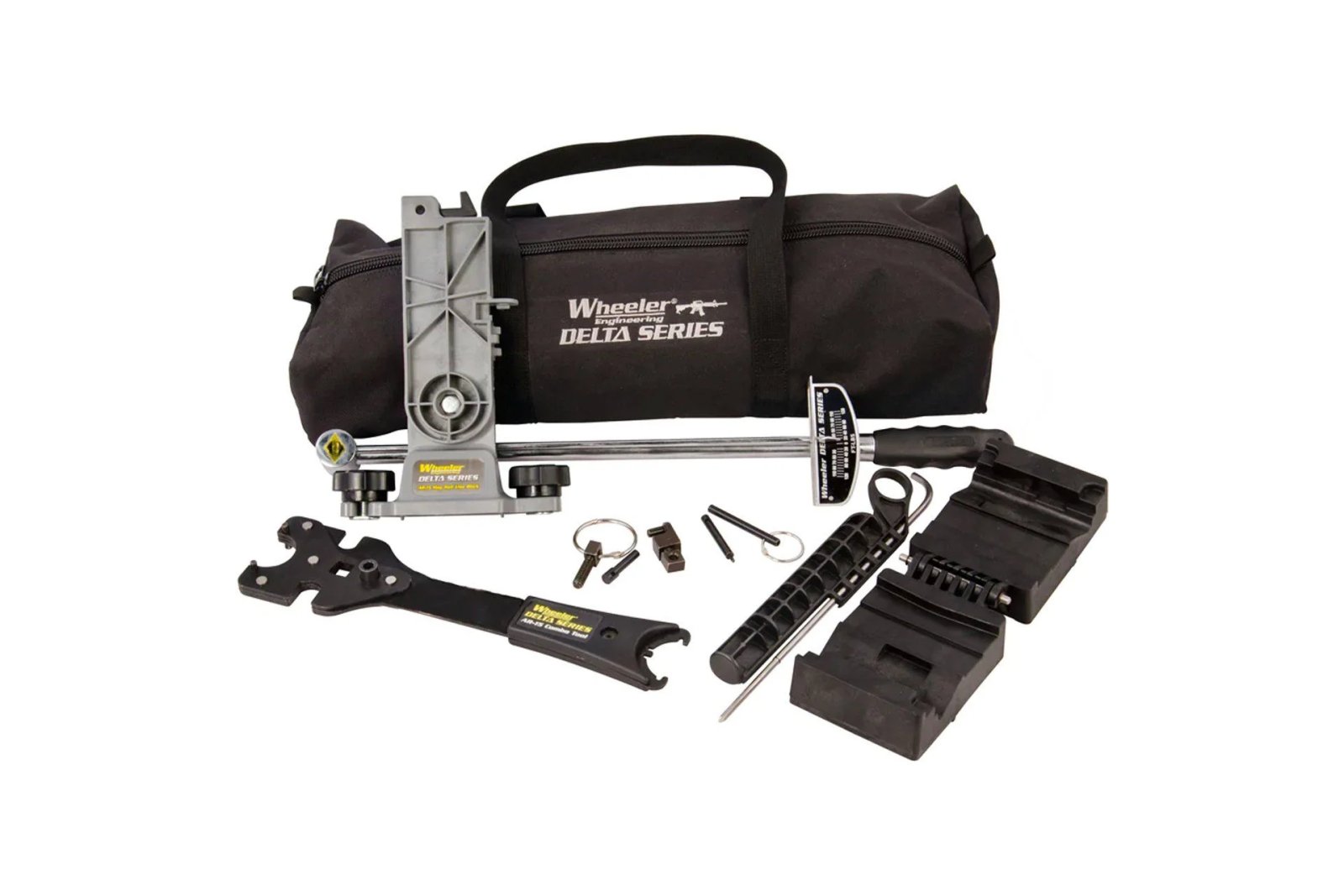 Wheeler Delta Series AR-15 Essential Kit - 7-Piece Armorer's Tools, High-Quality Materials, Black, Model 156111 - Wheeler - STEEL/PLASTIC