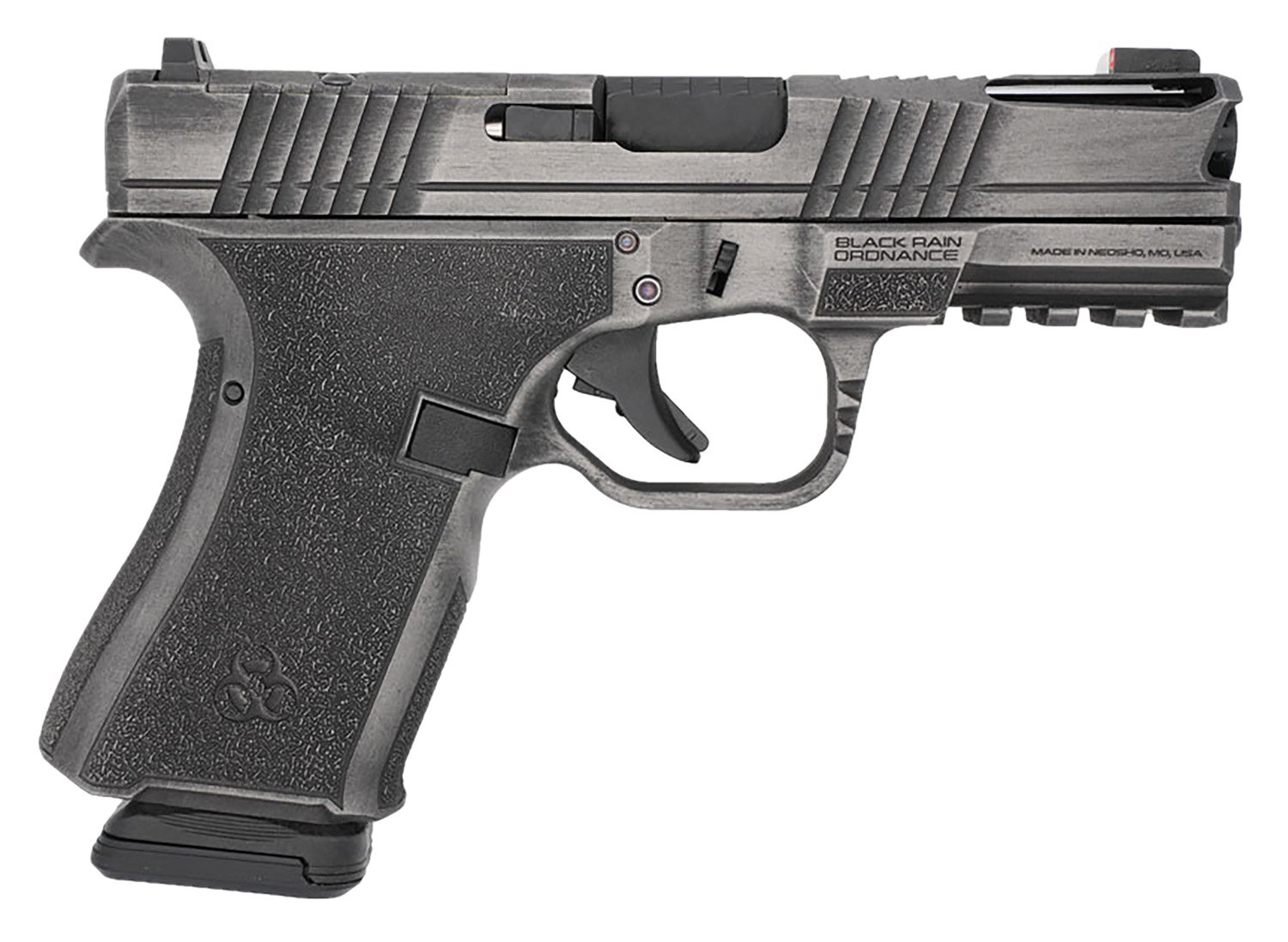 Black Rain Ordnance FLP9MMGMGB Compact Frame 9mm 15+1 4" Stainless... - Black Rain Ordnance - 9mm Luger (9x19 Parabellum)