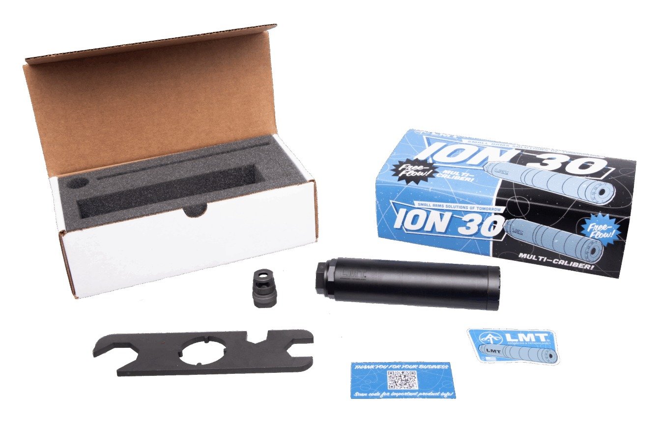 Lmt At ATION3 Ion30 .17-300 Win Mag 1.74" Stainless Steel/Inconel 5/8"x24 Black