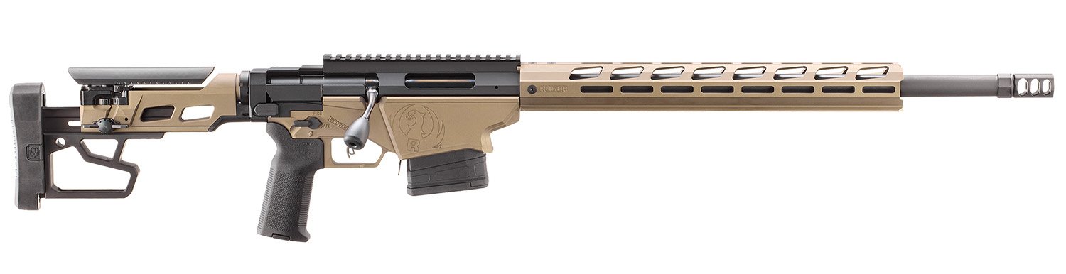 Ruger 18104 Precision 308 Win 10+1 20" Black Threaded Barrel Smoked... - Ruger - 308 Win