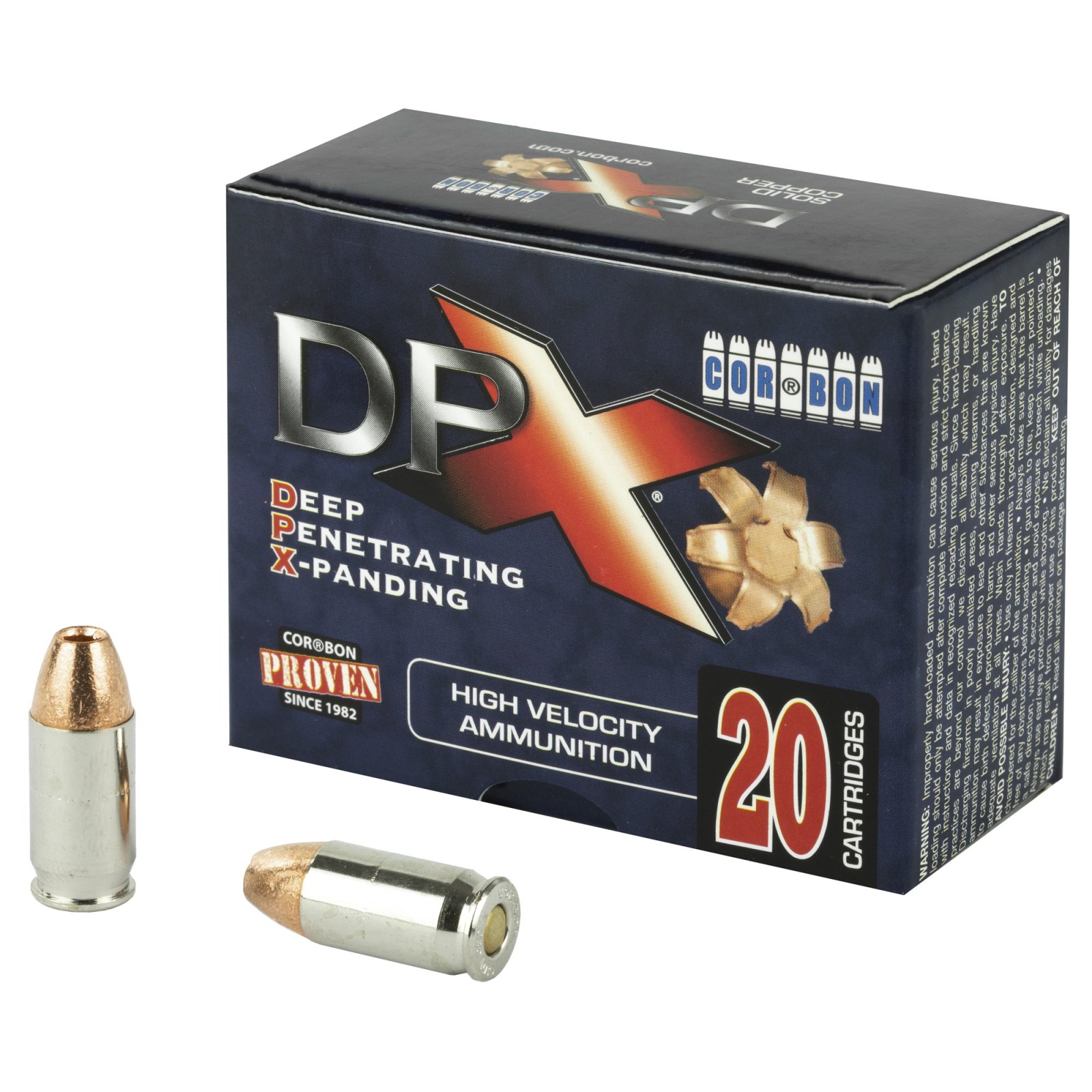 Corbon DPX38080 380ACP 80 Grain Barnes X 20 Rounds Lead-Free Ammo - Corbon - 380 ACP