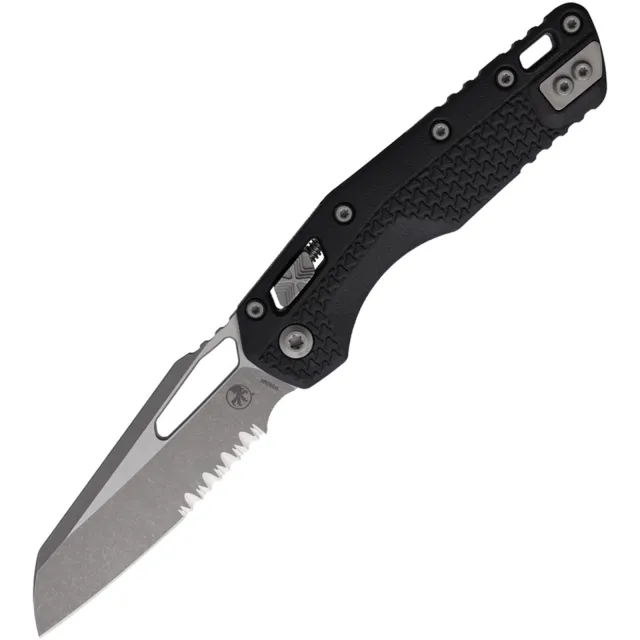 Microtech MSI 210T-11APPMBK 3.88 In Black Aluminum Handle Part Serr