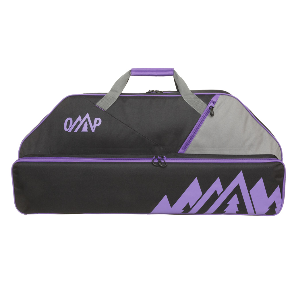 October Mountain 13039 Bow Case Black/Purple 36" Fleece Interior