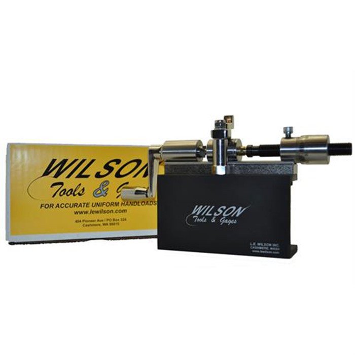 Wilson Stainless Case Trimmer Kit with Micro-Adjust Stop .50 Cal wtih 50 BMG Case Holder - L.E. Wilson - 50 BMG