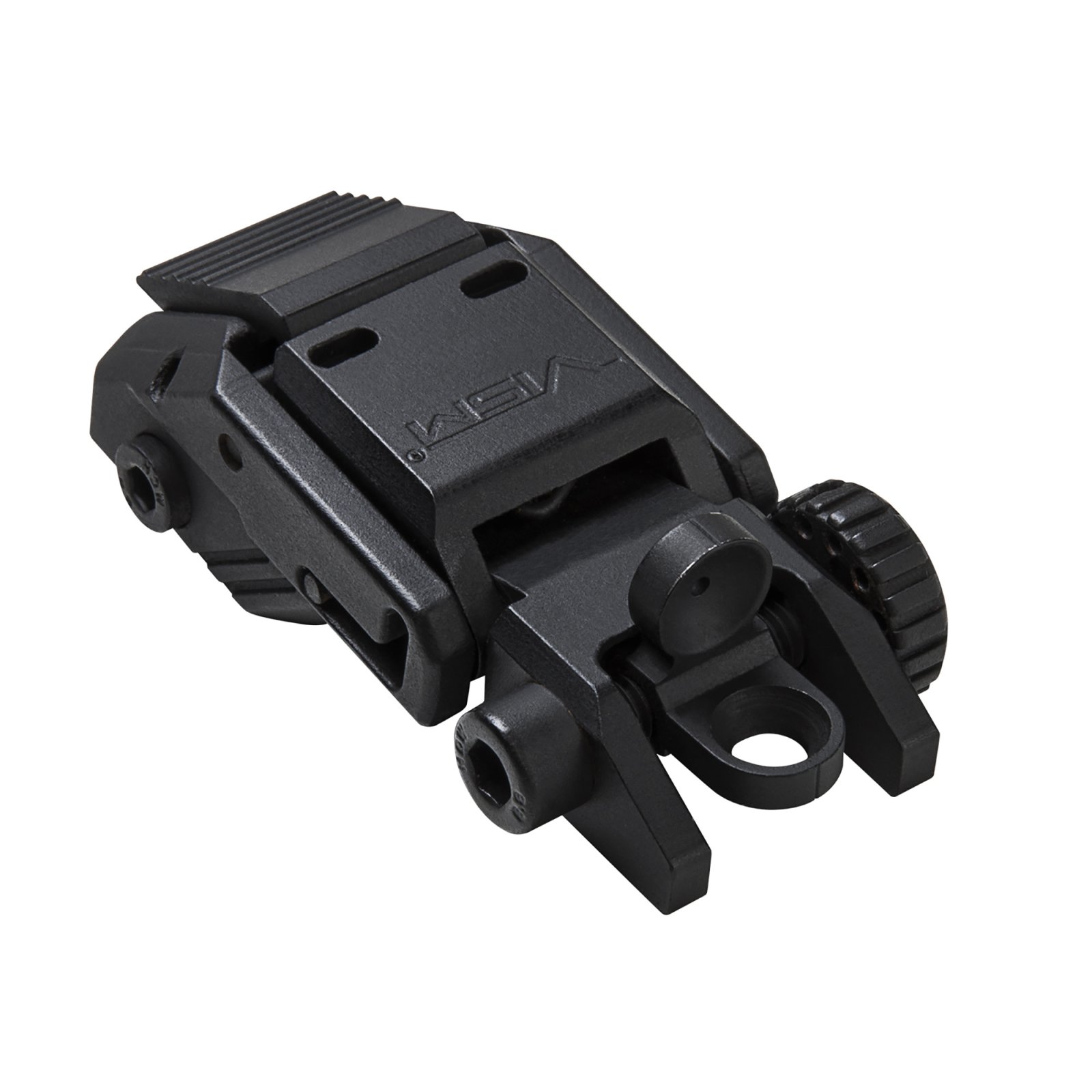 Vism Pro Series AR Flip Up Sight Rear Black Md: VMARFLR