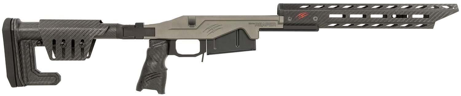 LACHSTU Fierce Firearms LACHSTU Chassis Kit Tungsten Gray AR-15 Long Action - Fierce Firearms