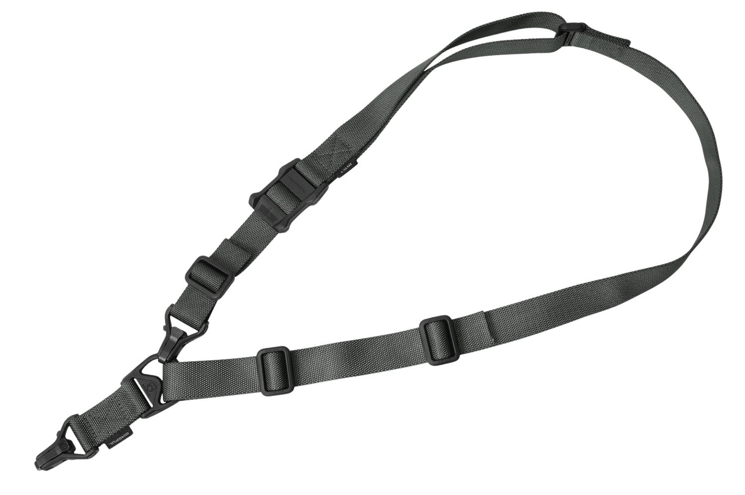 Magpul MAG514GRY MS3 Gen2 Sling Gray Nylon 48"-60" OAL Adjustable... - Magpul Industries