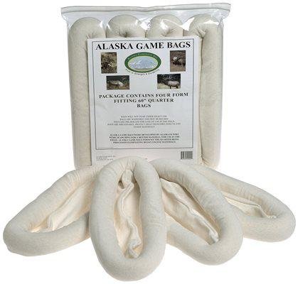 ALASKA MEC460 60' Rolled Quarter Game Bags 4-Pack Breathable Washable