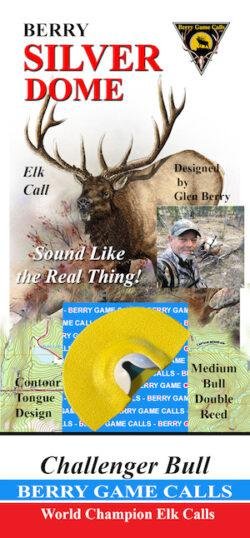 BERRY SDM2 Silver Dome Reed Challenger Dual-Reed Turkey Call - BERRY