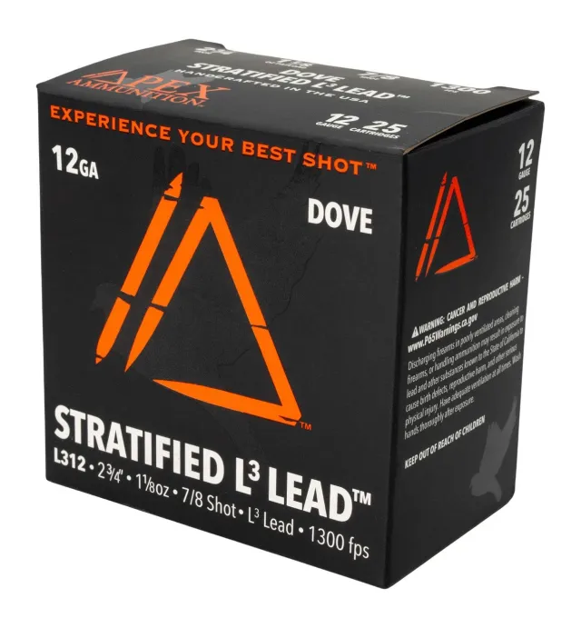 Buy APEX AMMO ED12-78 12G 2.75 1-1/8 7/8 25/10 online
