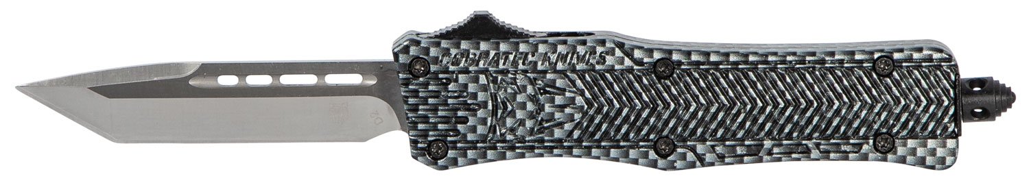 CobraTec SCFCTK1STNS CTK-1 Small 2.75" OTF Tanto D2 Steel Blade Knife