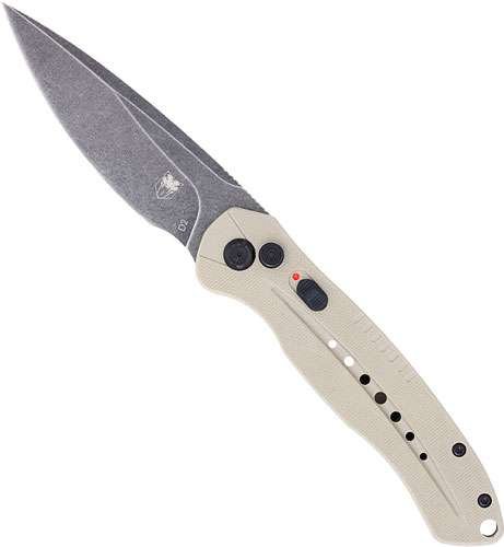 CobraTec Knives TANDIABLOAUTO Diablo 3.50" Folding Black Stoashed...