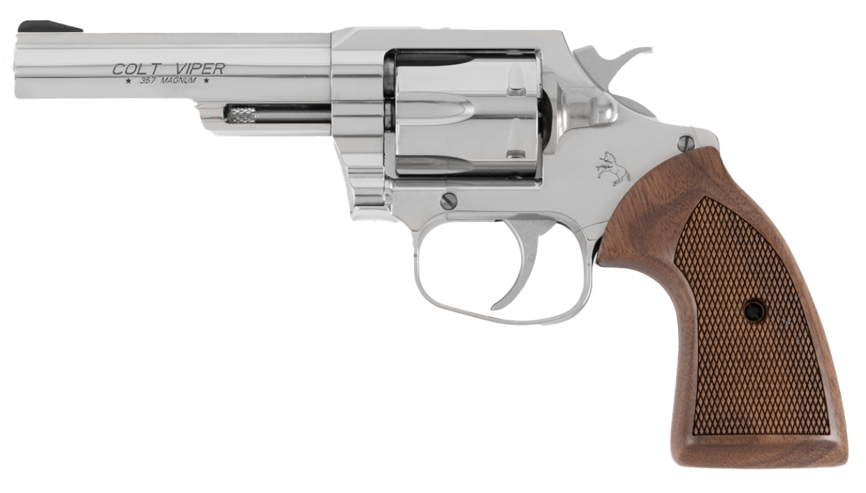 Colt ZVIPERSP4WRR Viper 357MAG 4.25" SS Walnut Blemished Revolver