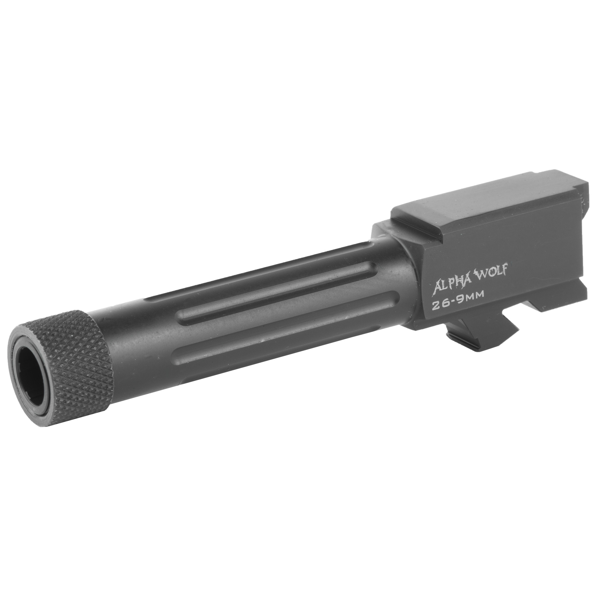 Lone Wolf AW-26TH 9mm 4.06 In Threaded Barrel Black for Glock 26 - Lone Wolf Distributors - 9 MM LUGER