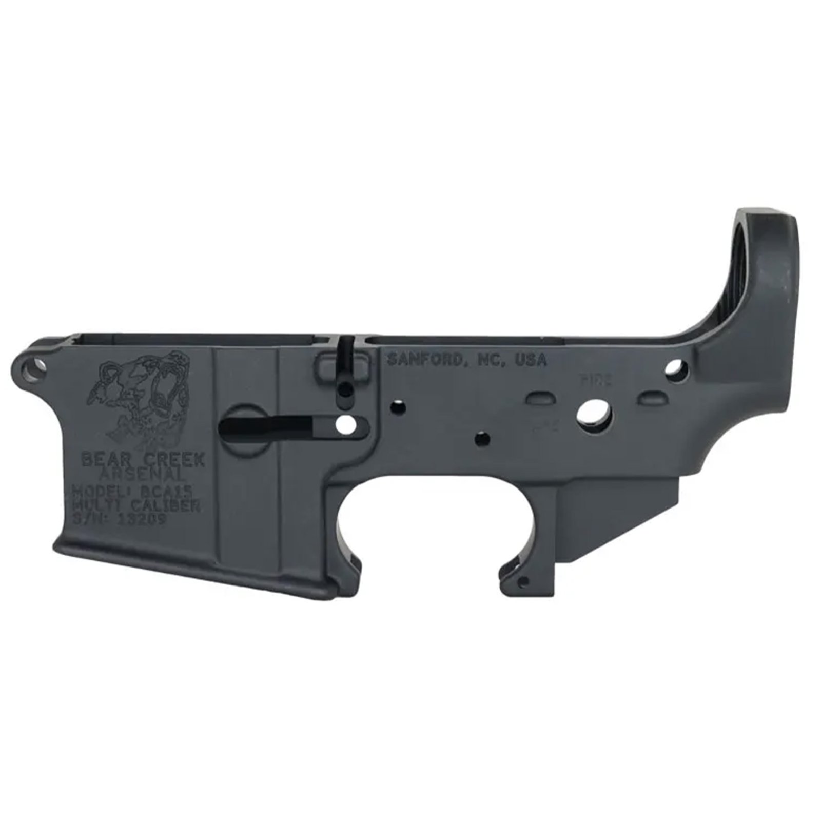 BEAR CREEK ARSENAL 5.56 NATO AR-15 STRIPPED LOWER RECEIVER