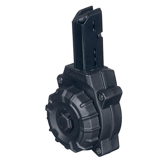 ProMag AR-15 9mm Luger 30-Round Drum Magazine, DuPont Zytel Polymer, Black, USA-Made