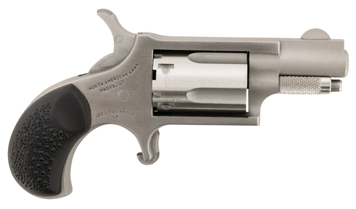 NAA 22LRGRCHS Mini-Revolver 22LR 5rd 1.13" Stainless Steel - NAA - 22 LR