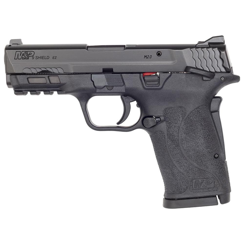 Smith & Wesson M&P9 Shield EZ M2.0 Handgun Bundle 9mm Luger 8rd Magazines (5) 3.675 Barrel Black with Case