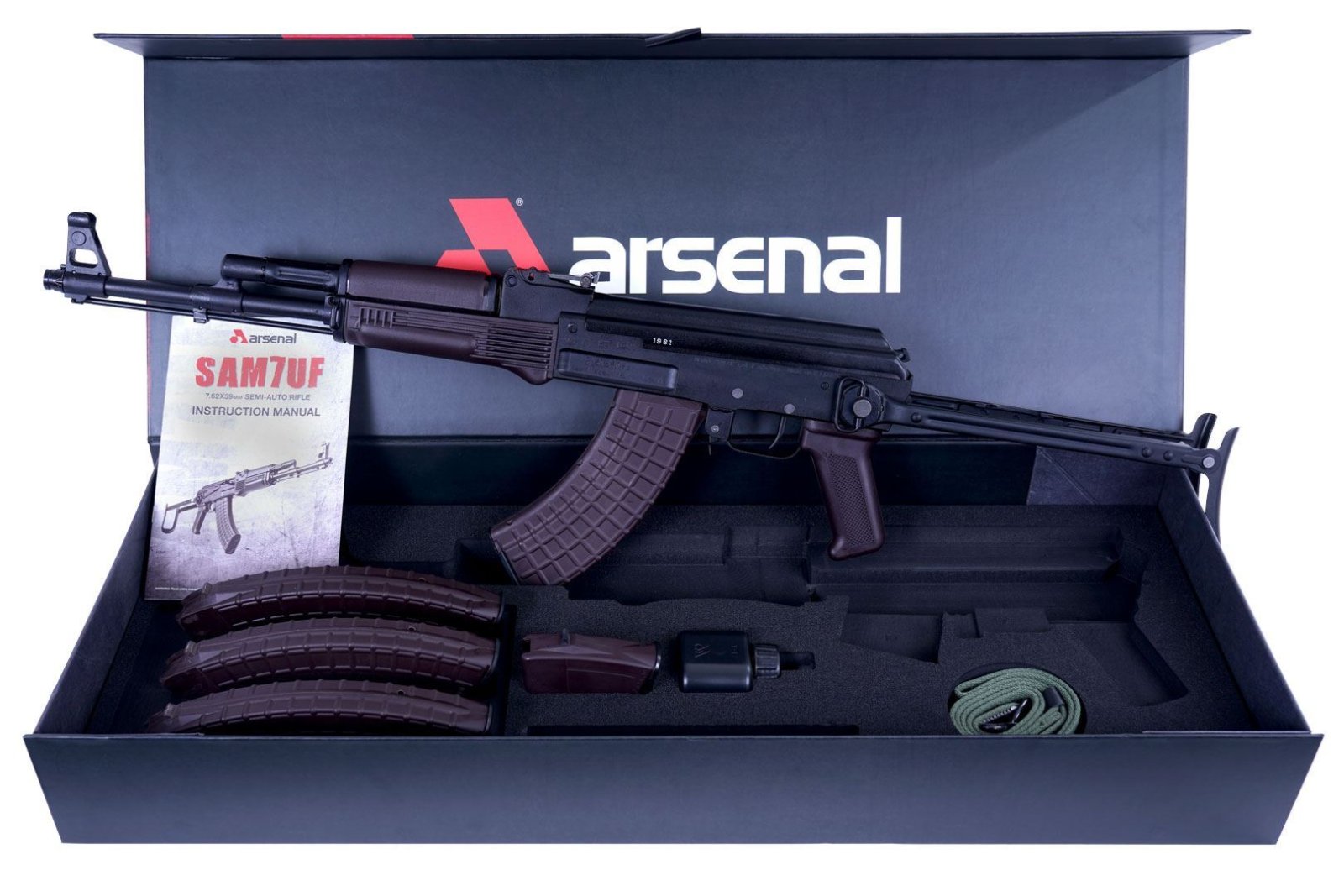 Arsenal Inc. SAM7UF-85 AK 762X39 16.3 in Hammer Forged Semi-Automatic - Arsenal - 7.62X39mm
