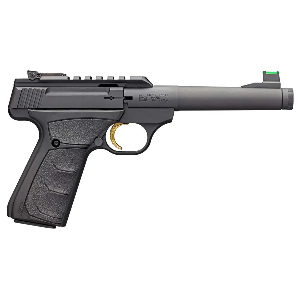 Browning Buck Mark Plus Camper SR 22 LR 6 in Threaded Barrel Black Finish - Browning - 22 LR