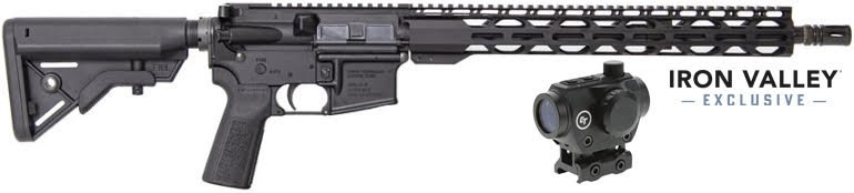 Radical Firearms FR16-5.56SOC-15RPR-CTS 5.56x45mm (NATO RF-15 SOCOM Bundle 5.56 16" CT Red Dot Blk 30rd