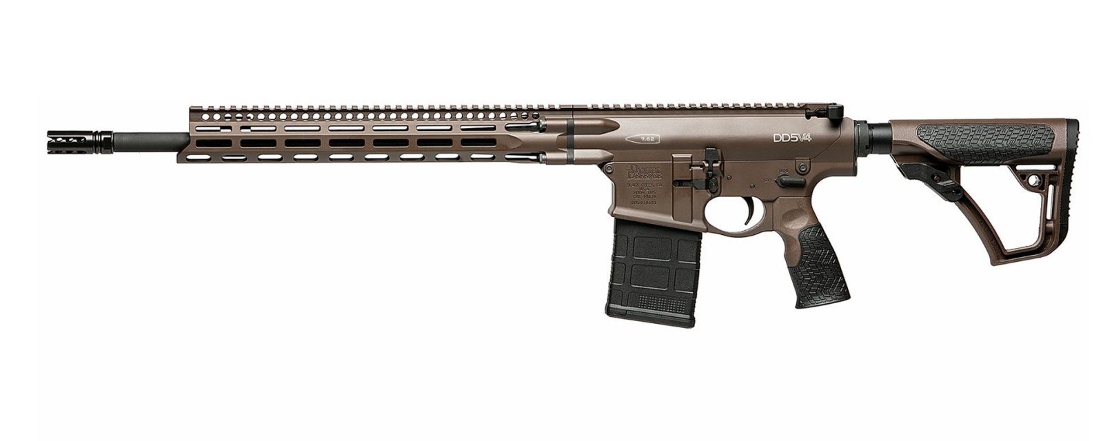 Daniel Defense 02-158-15060-055 DD5 V4 7.62mm 18" MilSpec+ Brown Rifle - Daniel Defense - 7.62 X 51MM | 308 WIN
