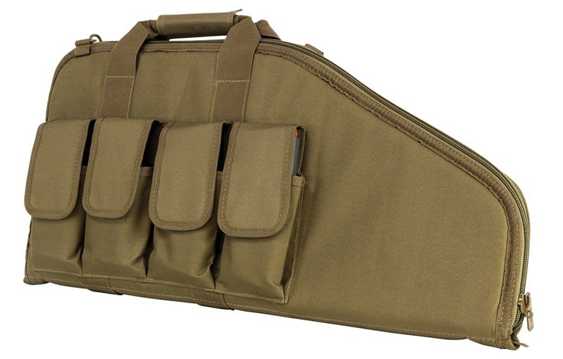 NcStar CVCP2961T-28 Vism Tactical AR/AK Pistol Case 28" Tan Lockable - NcStar