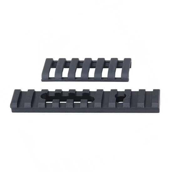 Ergo Aluminum UMP Rail 10 Slot w/ERGO Covers Hole/1 Black 4754