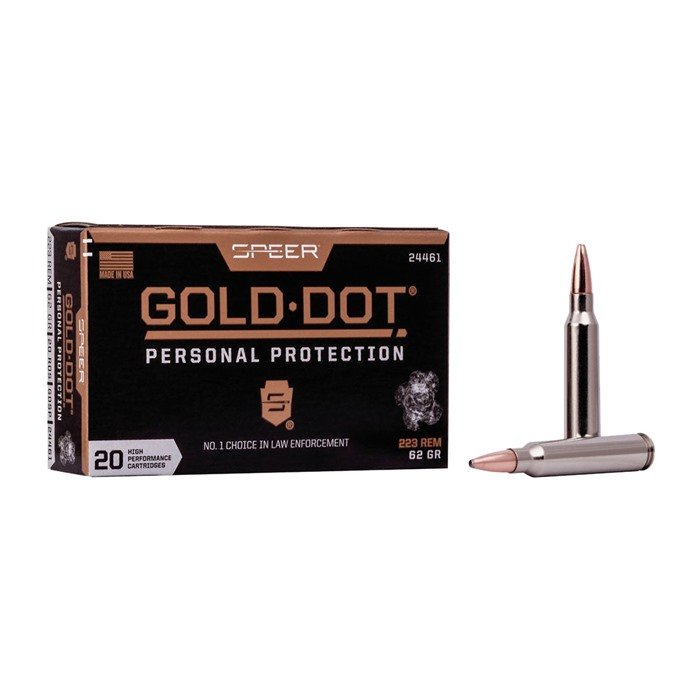 Speer 24461 .223 Remington 62gr Soft Point 200-Rounds