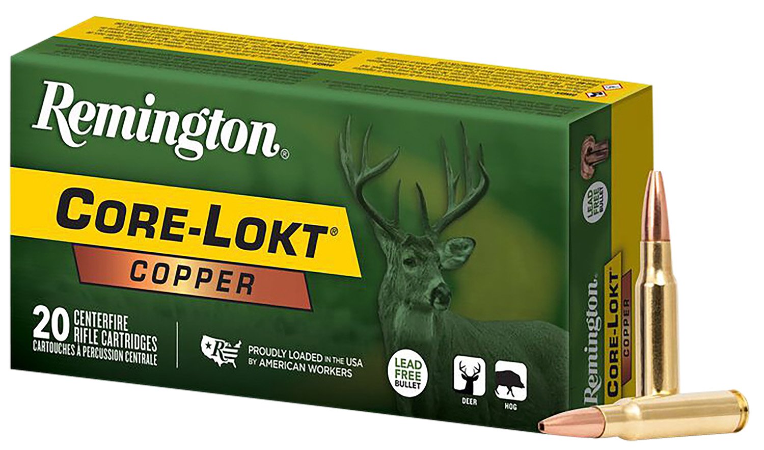 Remington Ammunition R27854 Core-Lokt Copper 308Win 150gr Hollow Point...