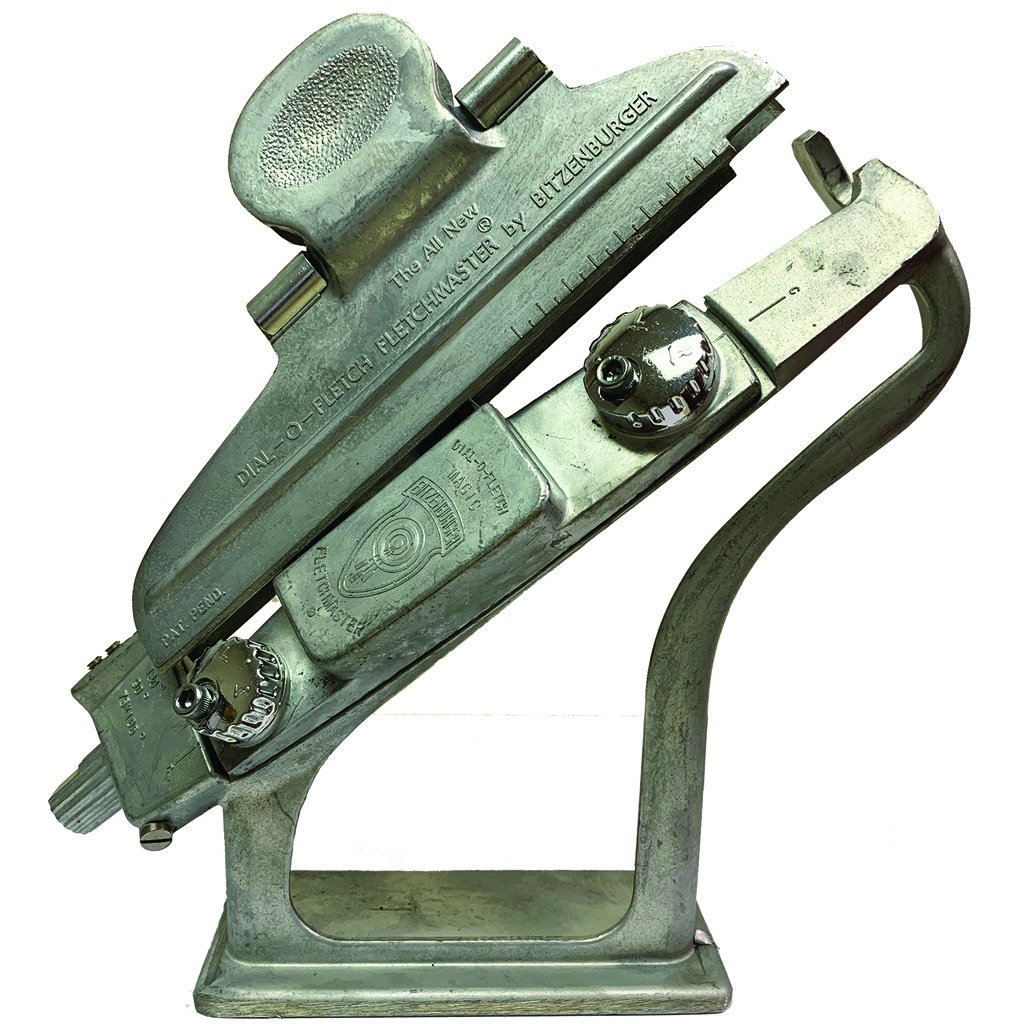 Bitzenburger Fletching Jig 1002 Silver Right Wing Compound Shooter Overdraw Helical Clamp