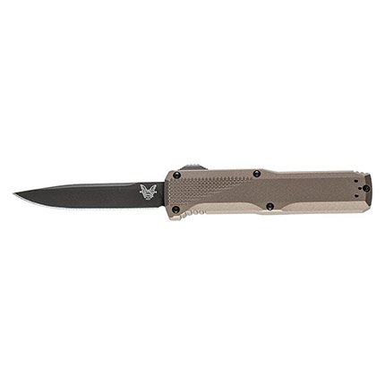 Benchmade 4600DLC Phaeton Auto Knife: 3.45" Blade, 8.08" Overall Length, CPM-S30V Steel, Aluminum Handle