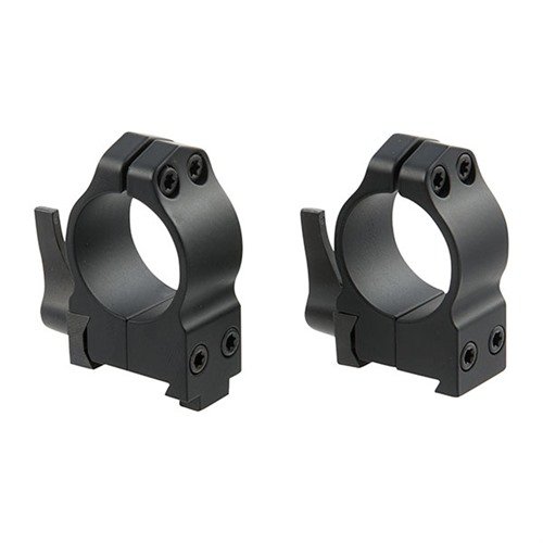 Warne 1BLM Maxima Steel Rings 1in CZ 550 QD Medium Matte - Warne