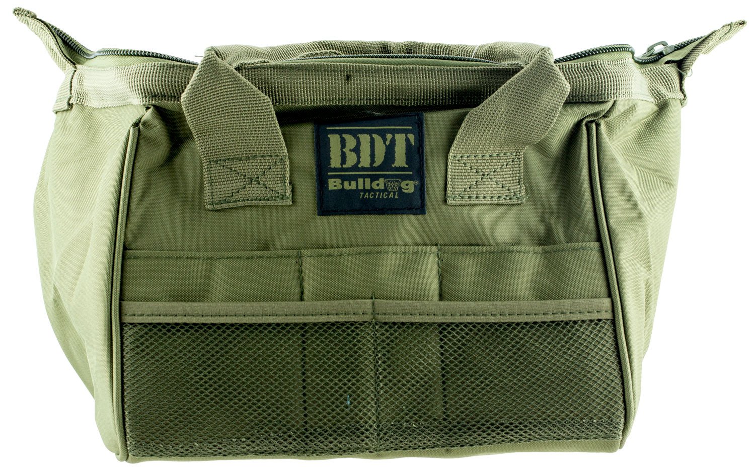 Bulldog BDT405G Tactical Ammo/Tool Bag Green, 10 Pockets, Heavy-Duty Zipper - Bulldog - GREEN