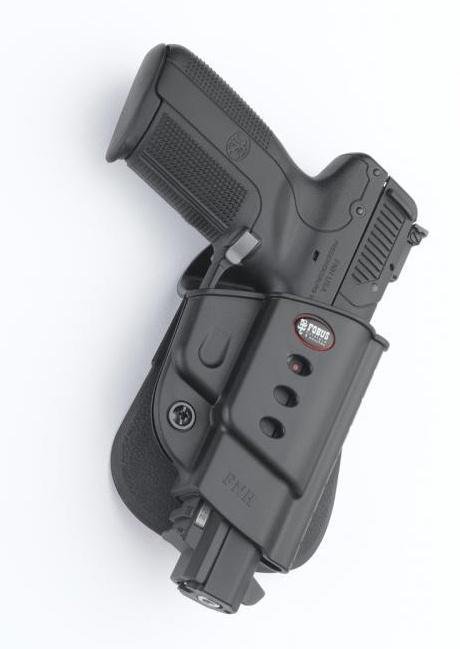 Fobus E2 Paddle Holster FN Five-SeveN Right Hand Polymer Black 676315006800 - First Samco/Fobus