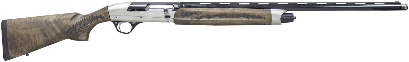 Pointer REXPFT12WS Field Tek 12 Shotgun 12ga 28in Silver/Wood
