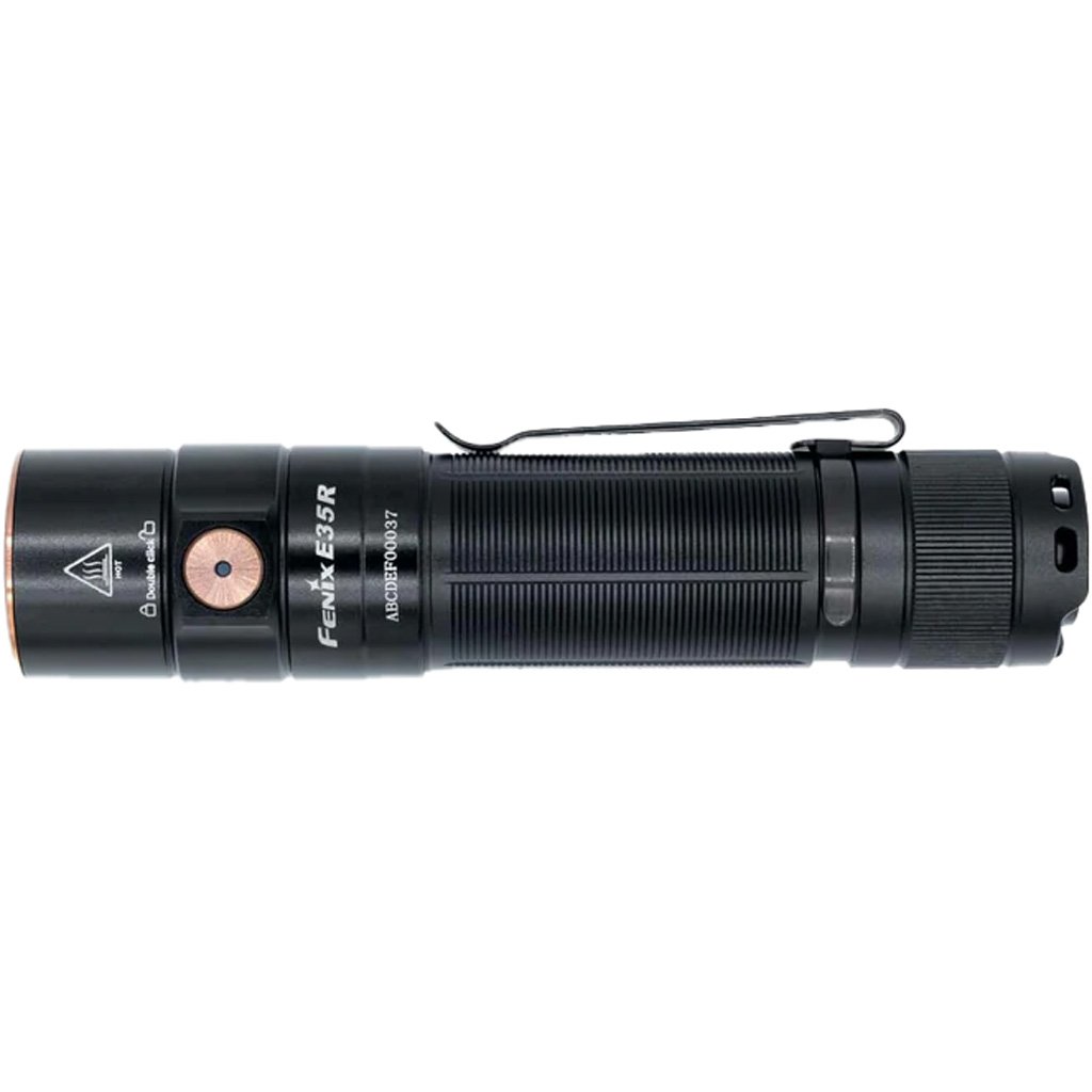 Fenix E35R Rechargeable Flashlight 3100 Lumens, USB-C, Black